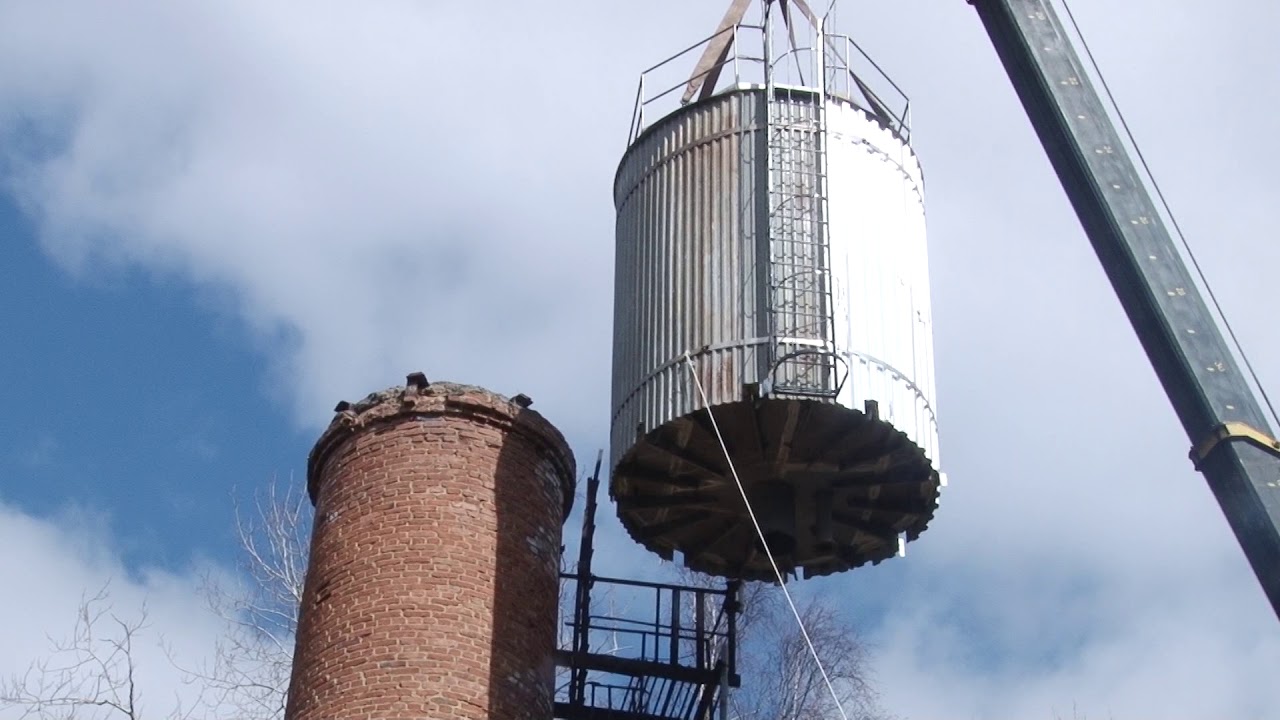 Демонтаж водонапорной башни